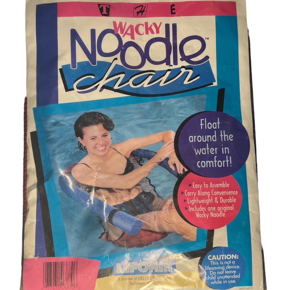 The Wacky Noodle Chair New Unopened Vintage Pool Chair